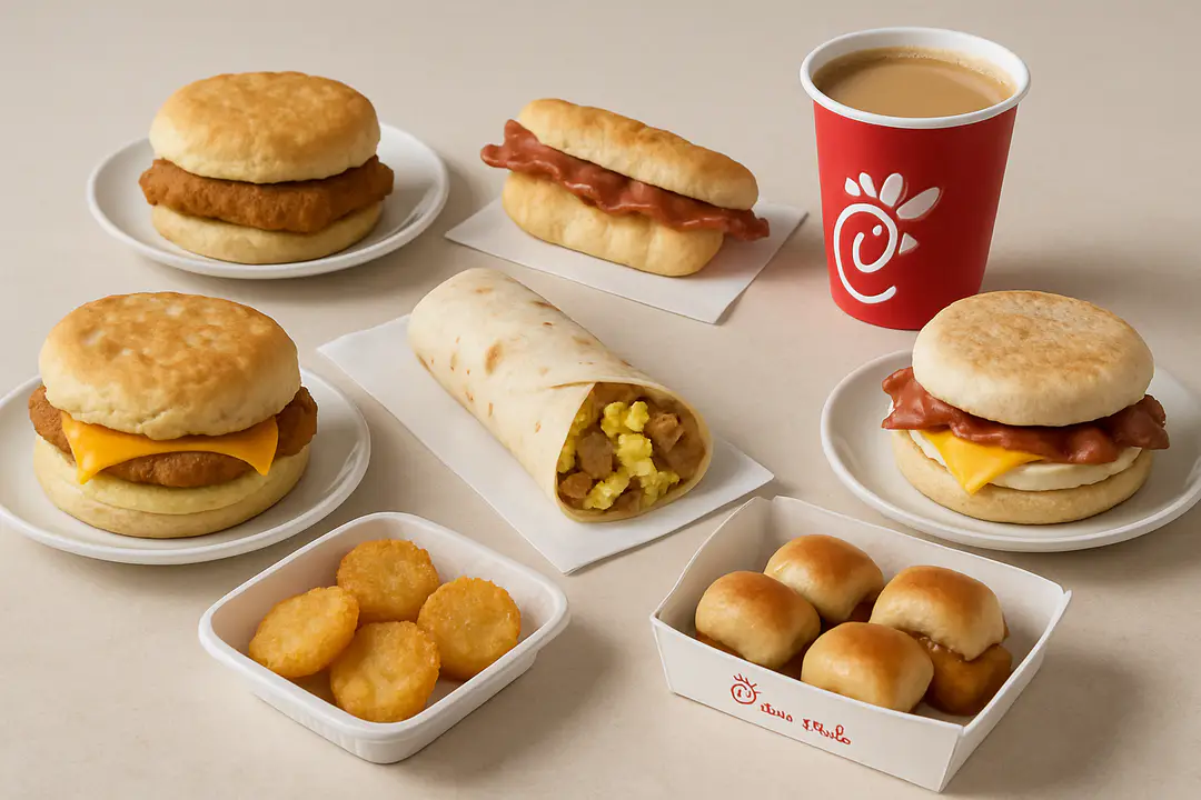 Chick fil A Breakfast Menu