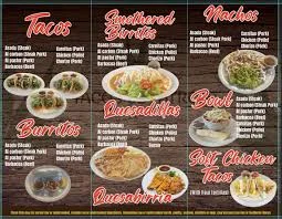 El Patron Menu