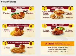 Golden Chicken Menu